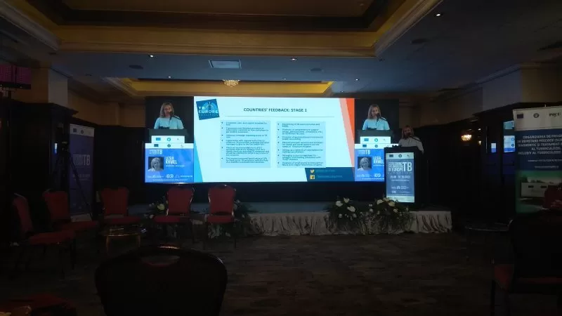 Деятельность ЕКТБ в ответ на вызовы войны презентована в Бухаресте в рамках Симпозиума по скринингу ТБ и миграции в Европе