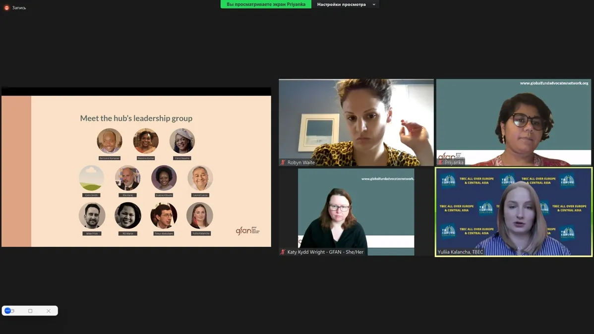 The Executive Director of TBEC joined the 2023 TB HLM Affected Communities and CSO Coordination Hub Leadership Group