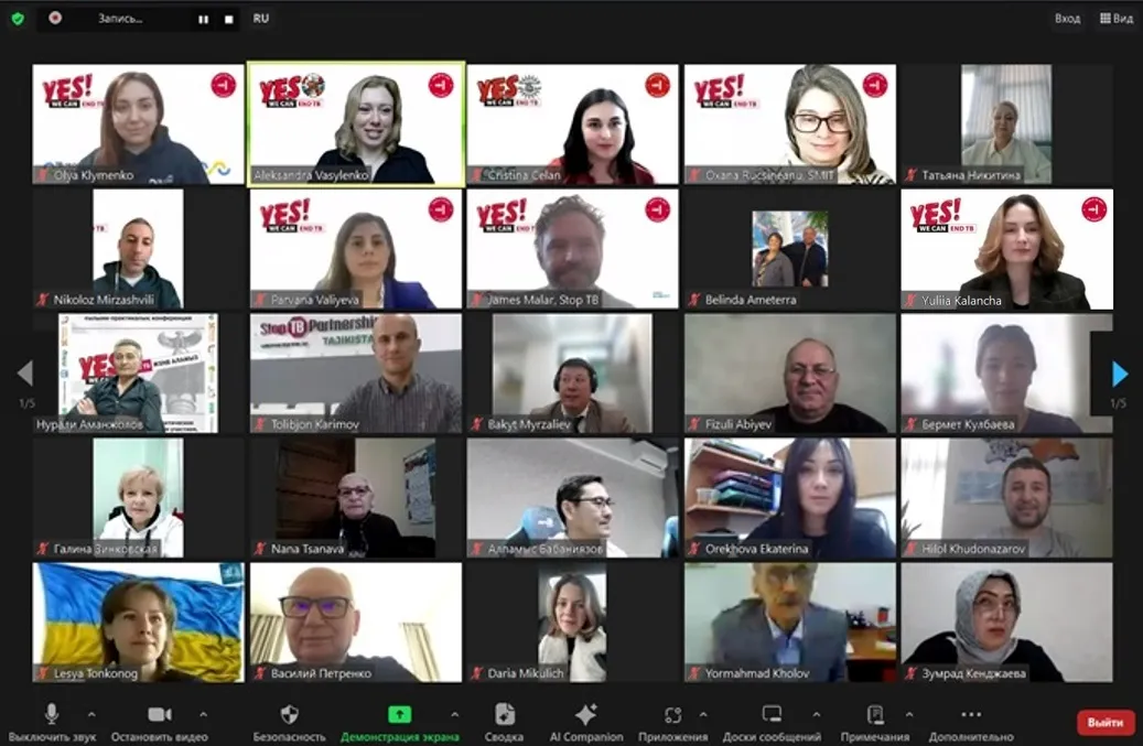 Yuliia Kalancha presented to participants of the Regional Forum the effective mechanisms for engaging CSOs and communities in the implementation of the UN HLM on TB commitments