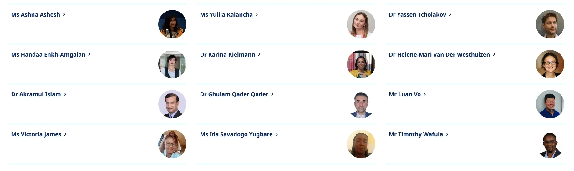 The WHO has introduced the new members of the Civil Society Task Force on TB (CSTF-TB)