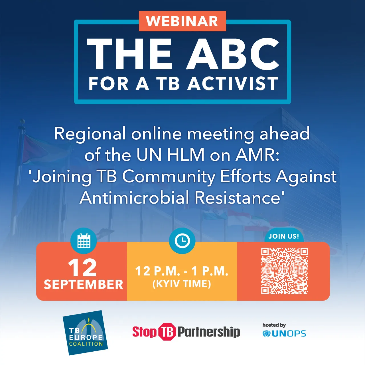 Regional online meeting ahead of the UN High-Level Meeting on AMR: “Joining TB Community Efforts Against Antimicrobial Resistance”