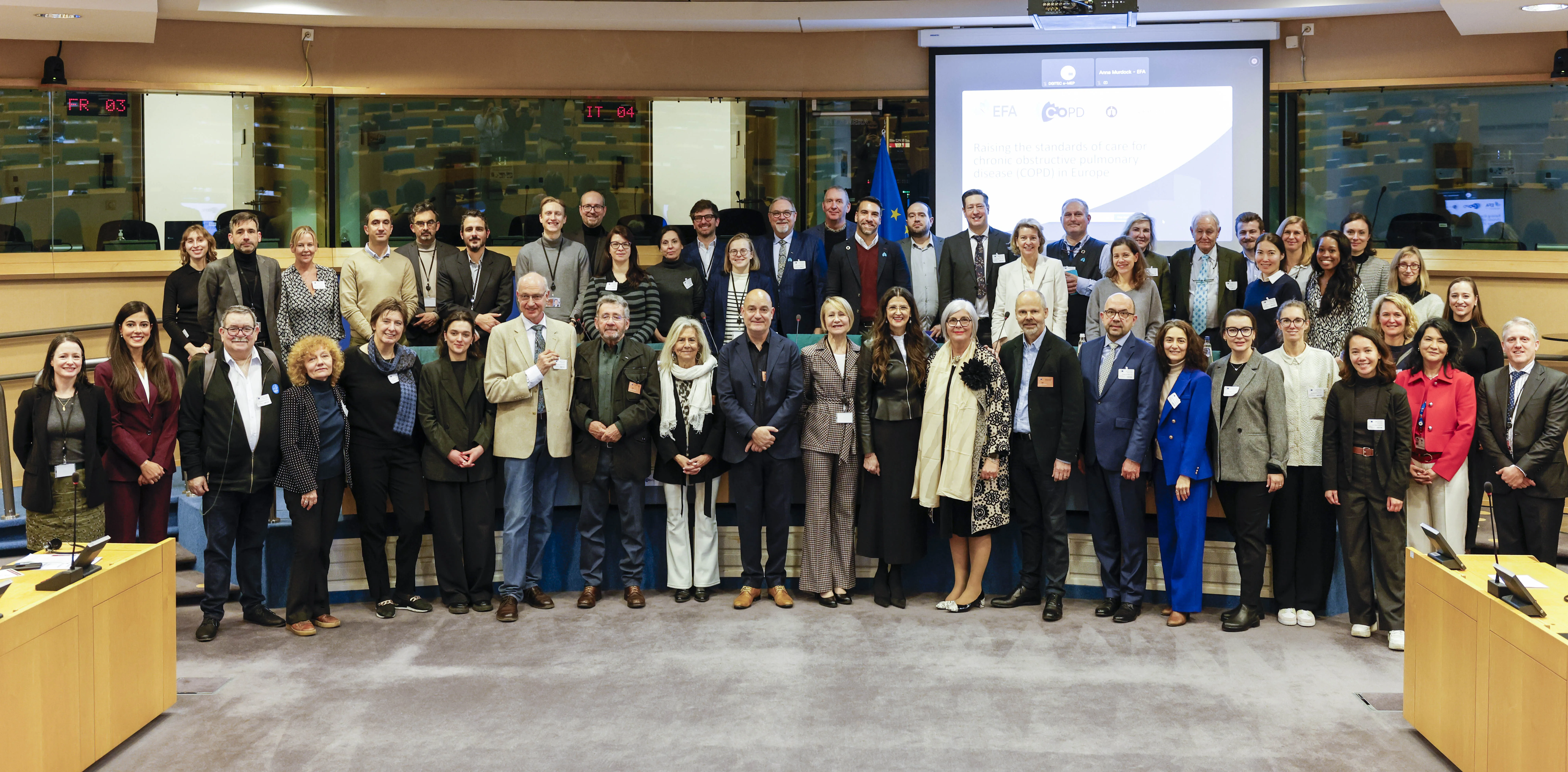 Lung Health events held at the European Parliament