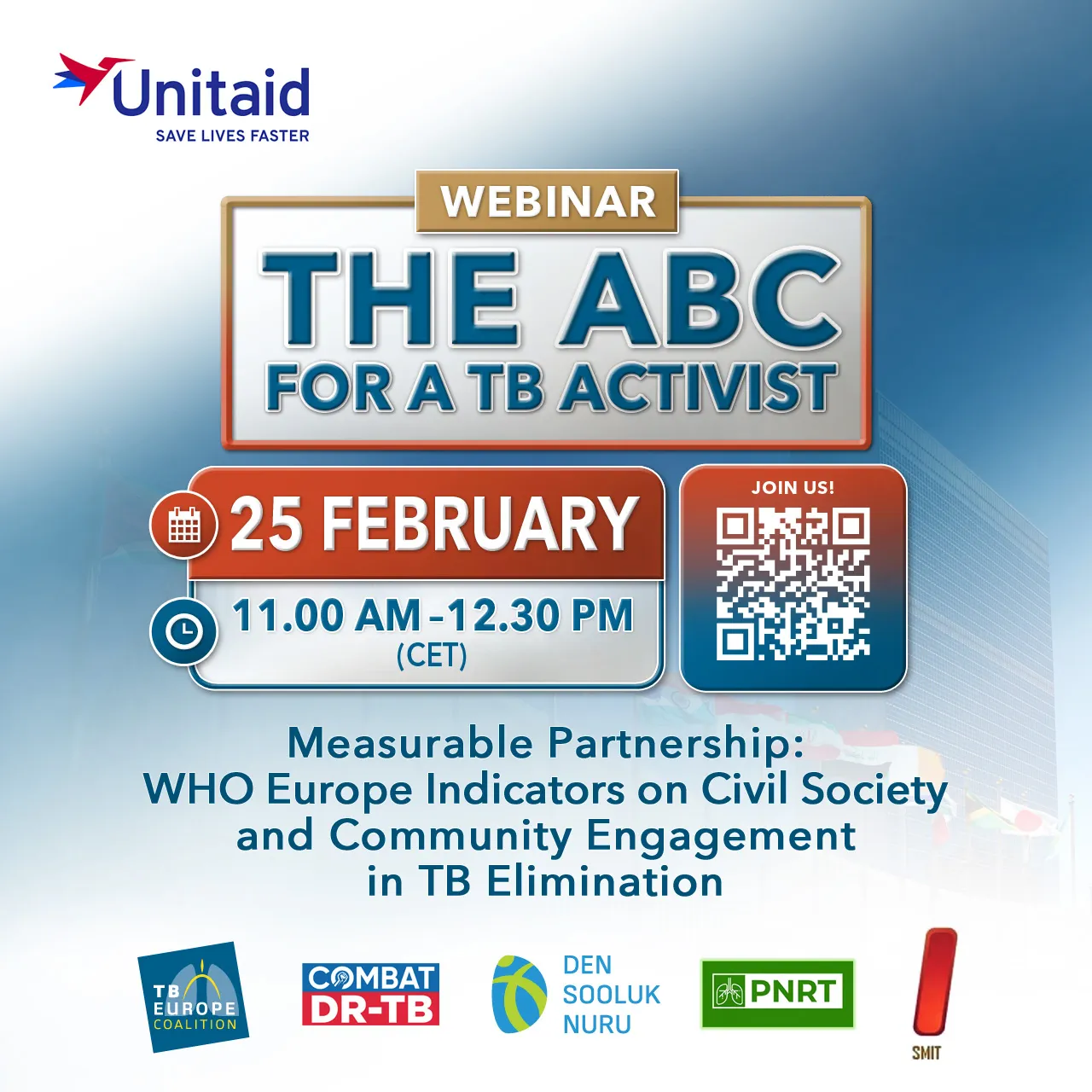 Webinar “Measurable Partnership: WHO Europe Indicators on Civil Society and Community Engagement in TB Elimination”