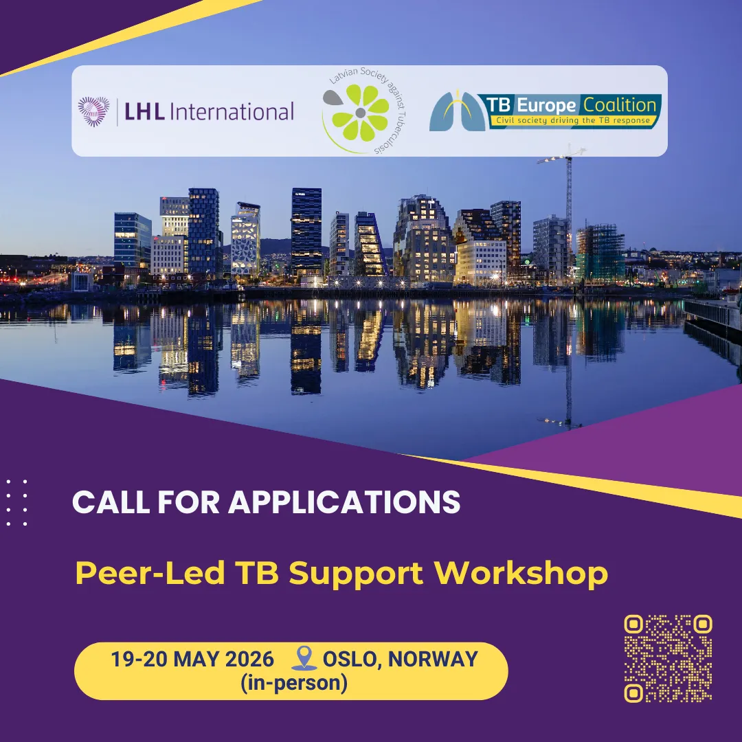 CALL FOR APPLICATIONS: 2-day in-person Peer-Led TB Support Workshop